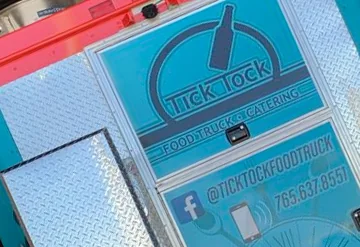 Tick Tock Food Truck Wrap — wrap installation by Leidy MV