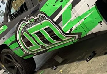 JM Dent Repair Full Wrap — wrap installation by Leidy MV