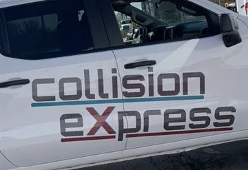 Collision Express Wrap — wrap installation by Leidy MV