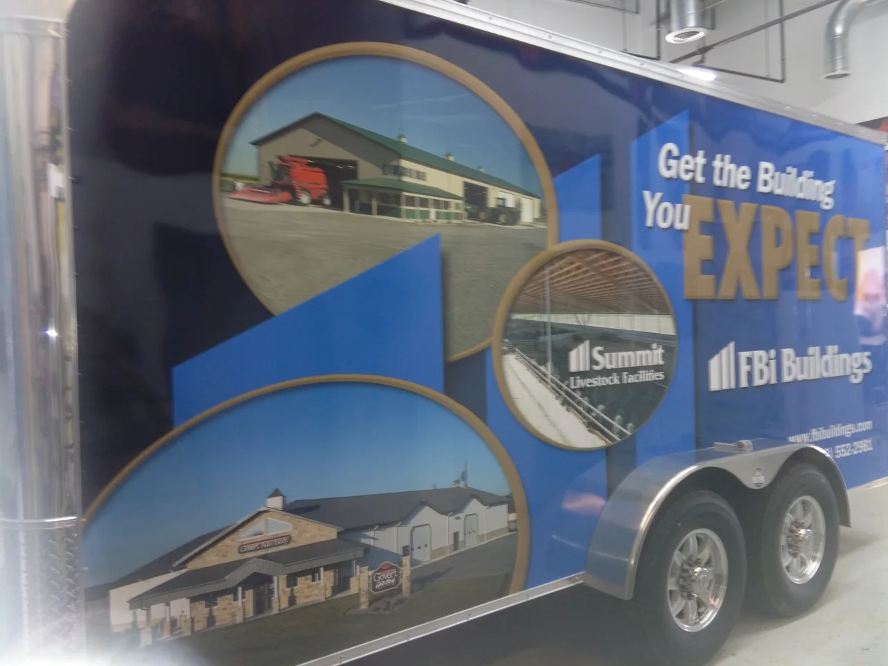 FBI Buildings trailer wrap
