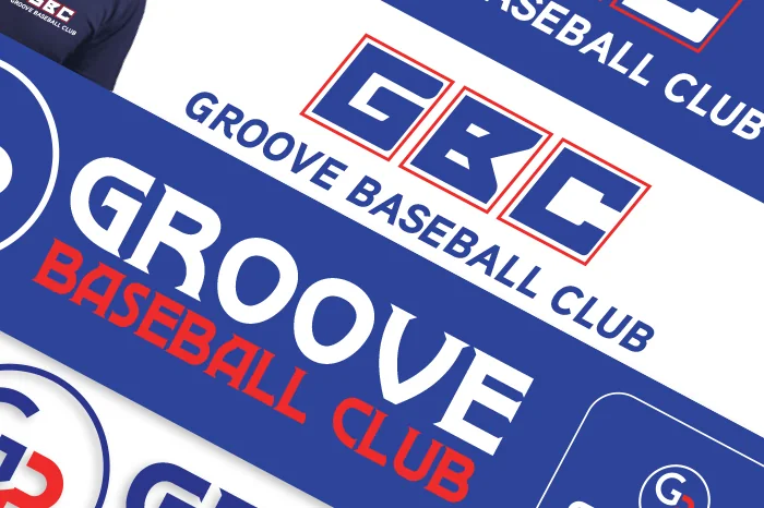 Groove Baseball Club branding