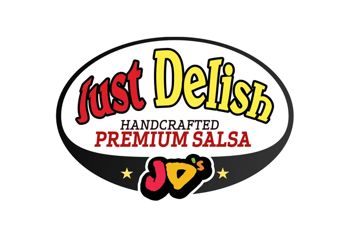 Just Delish sauce logo design